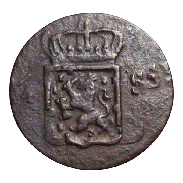 ¼ Stuiver Ref: KM# Tn6 double struck coin, itemnumber: 3293