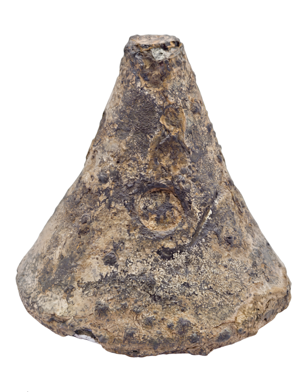 Rare Pre-Colonial Javanese Conical Trade Weight (1 Kati) – Majapahit Era with "Kijang" (Deer) Countermark Lot 3697