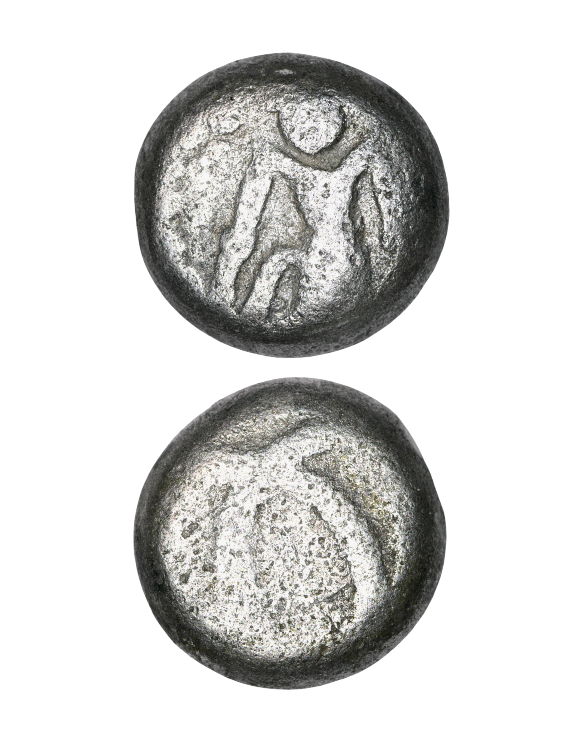 Rare British India – Madras Presidency Silver Double Fanam (1764–1807 AD) Lot 3708