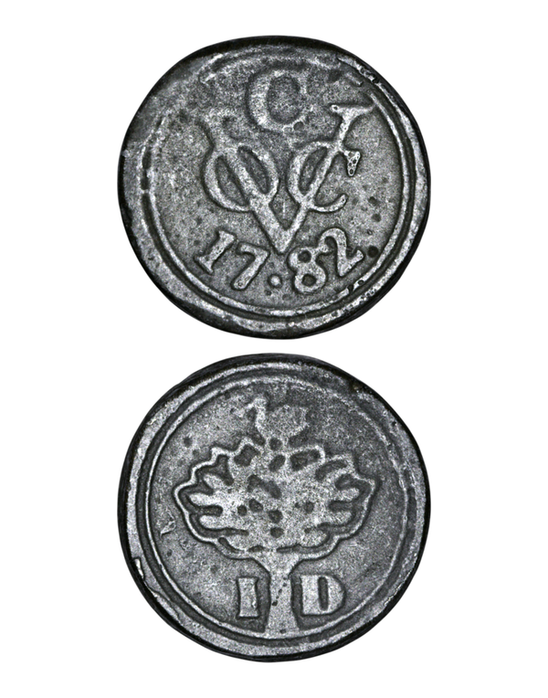 VOC  Sri Lanka › Ceylon (1597-1972)  1 Duit 1782  Lot: 3741