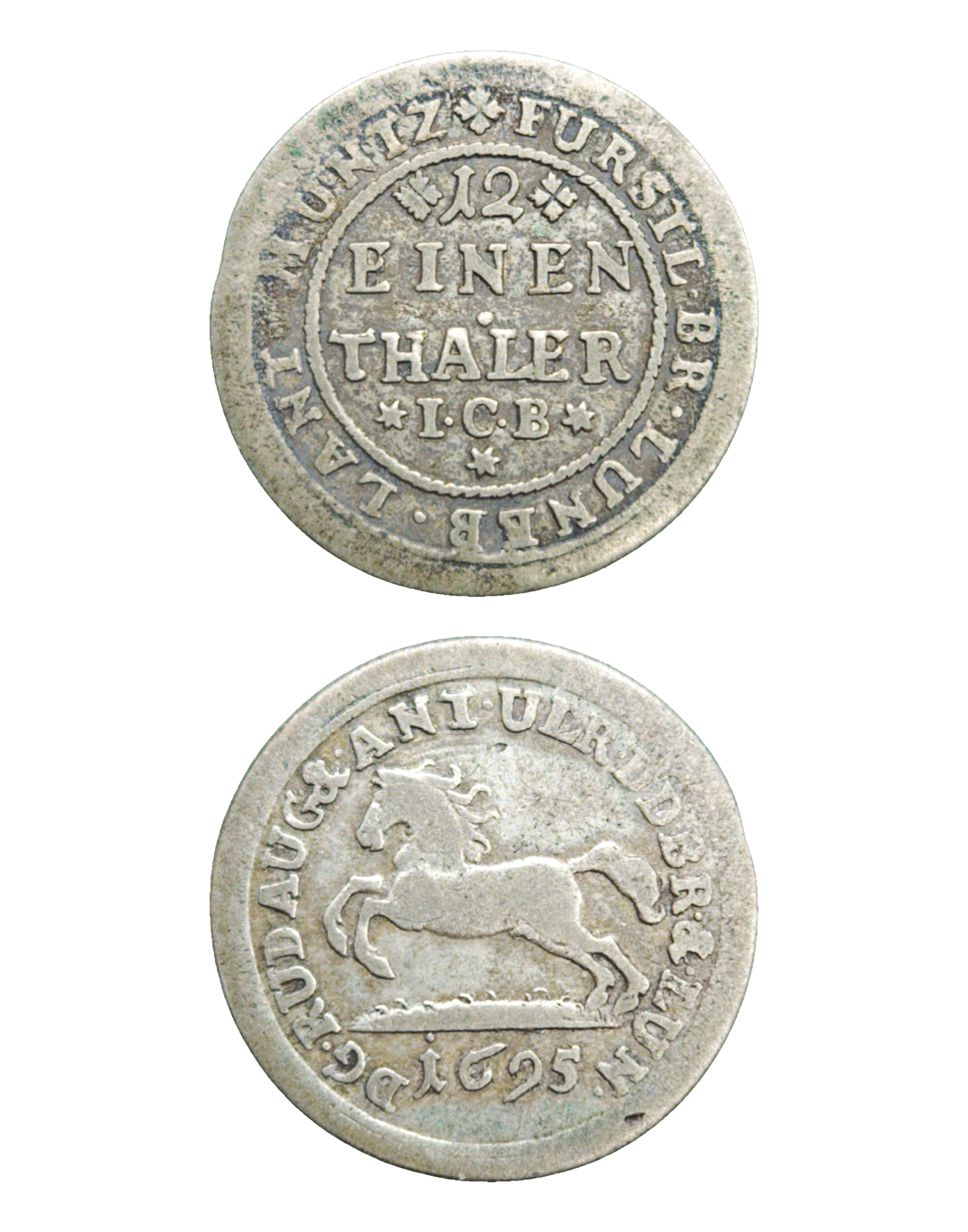 GERMANY, BRUNSWICK WOLFENBUTTEL, 1/12 Thaler 1695 ICB, KM.600, very fine Lot:  3766