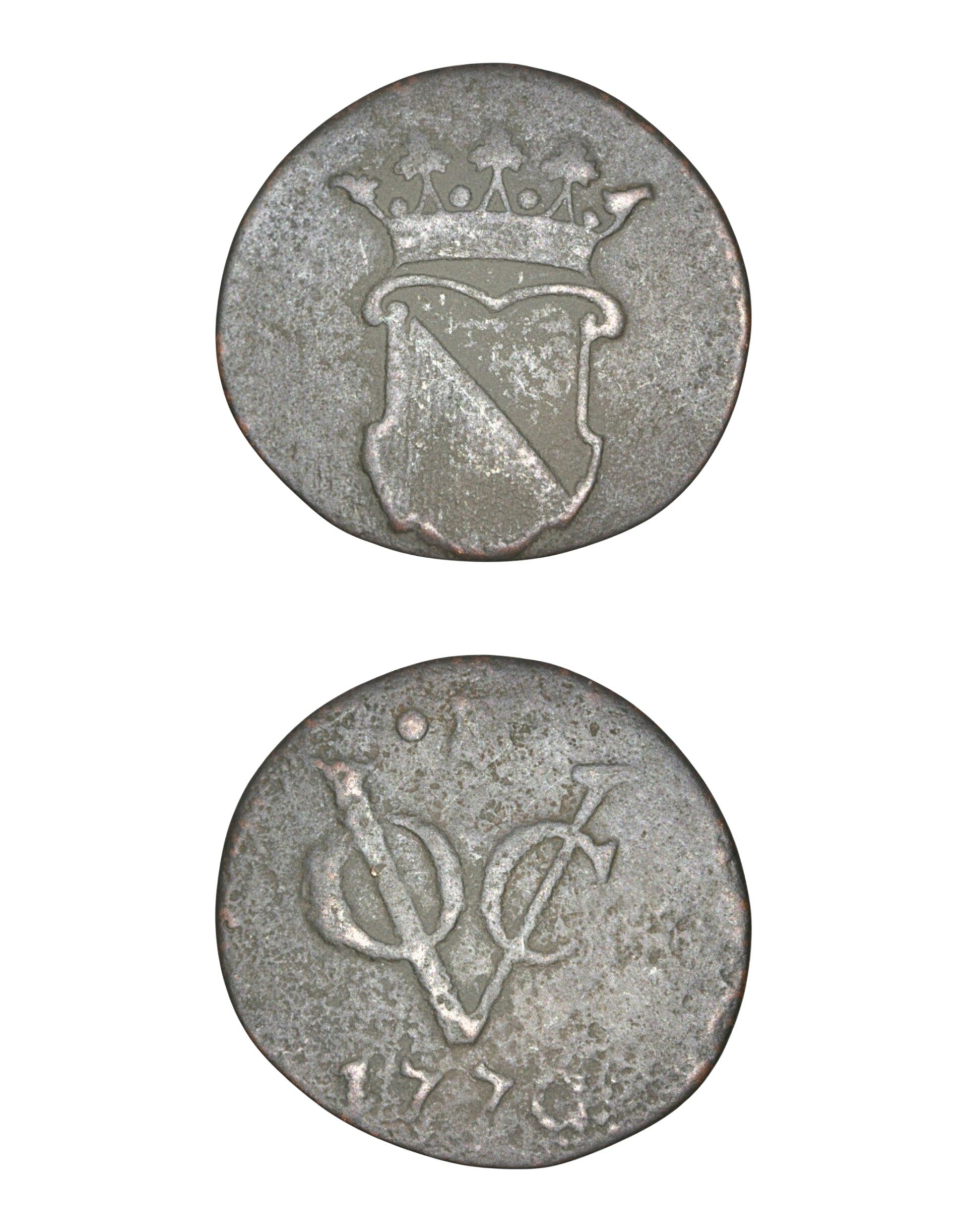 Netherlands East Indies (1601-1949)  ½ Duit 1770 Utrecht Ref: KM# 112 Lot:  3778