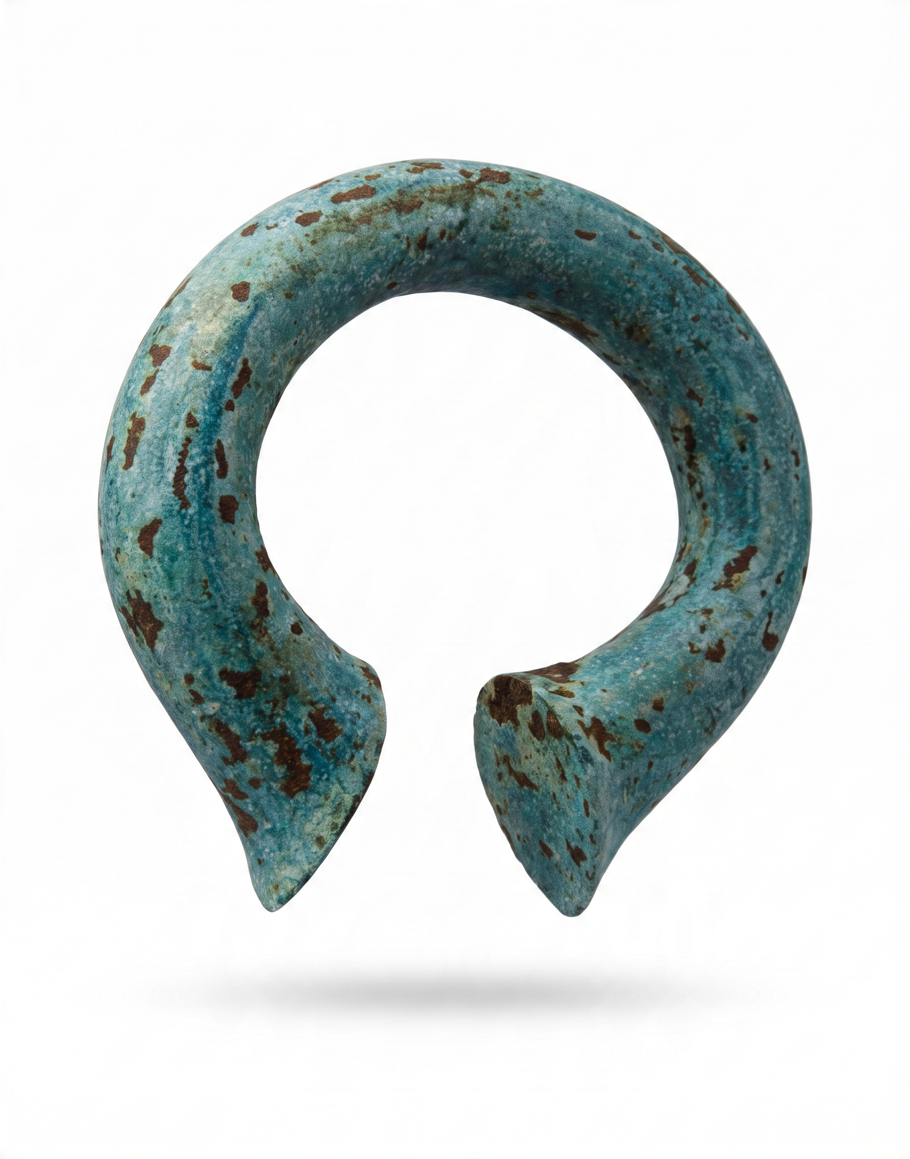 Southeast Asian. 1-5th Century, Bronze Bangle with beautiful patina (266 grams) Lot:  3817