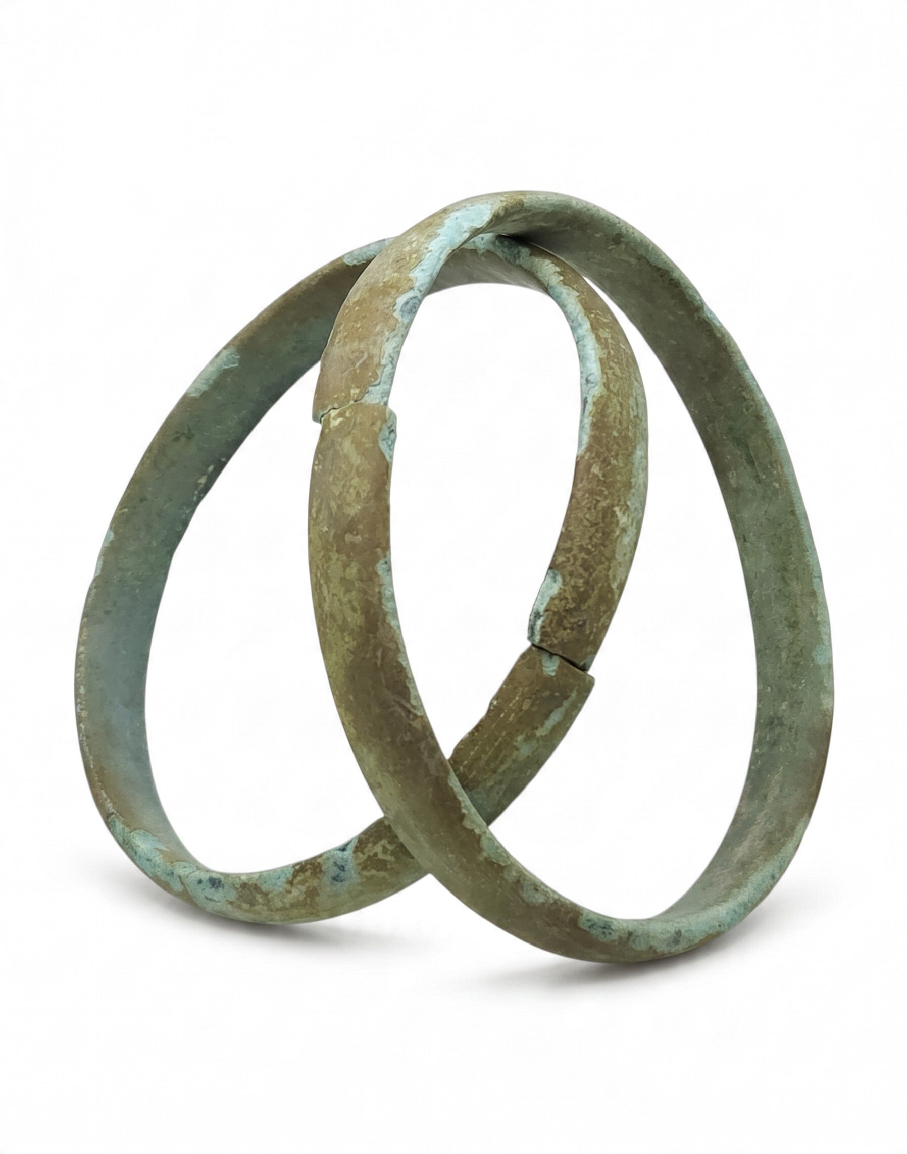 Southeast Asian. 1-5th Century, Bronze Bangle with nice patina Lot:  3820