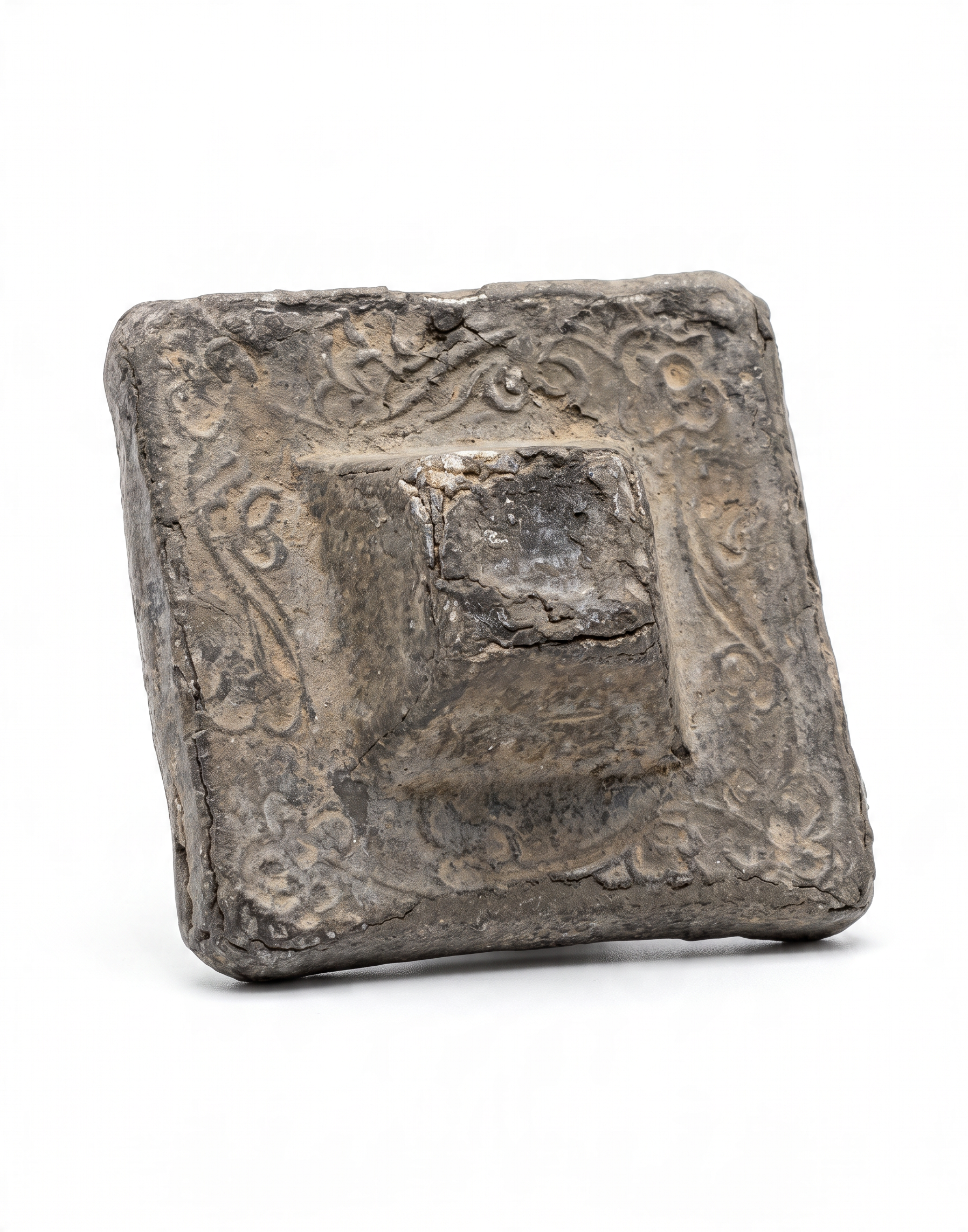 Rare Malaya / Malaysia – Sultanate of Pahang Tin Hat Money (1/4 Tampang / Tamlung) – AH 1295 (1878) Lot:  3826