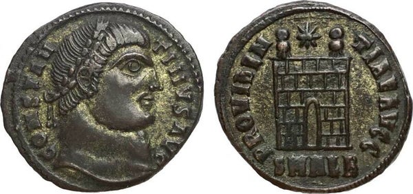 Roman Empire - Alexandria mint. AE Follis AD 325-326. Constantine I (AD 306-337) VF+