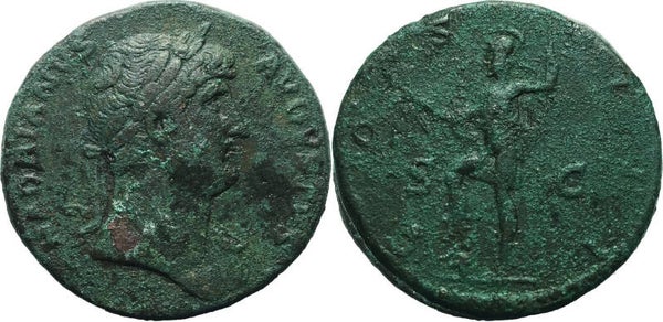 Roman Empire, Hadrian (AD 117-138) AE Sestertius. good VF