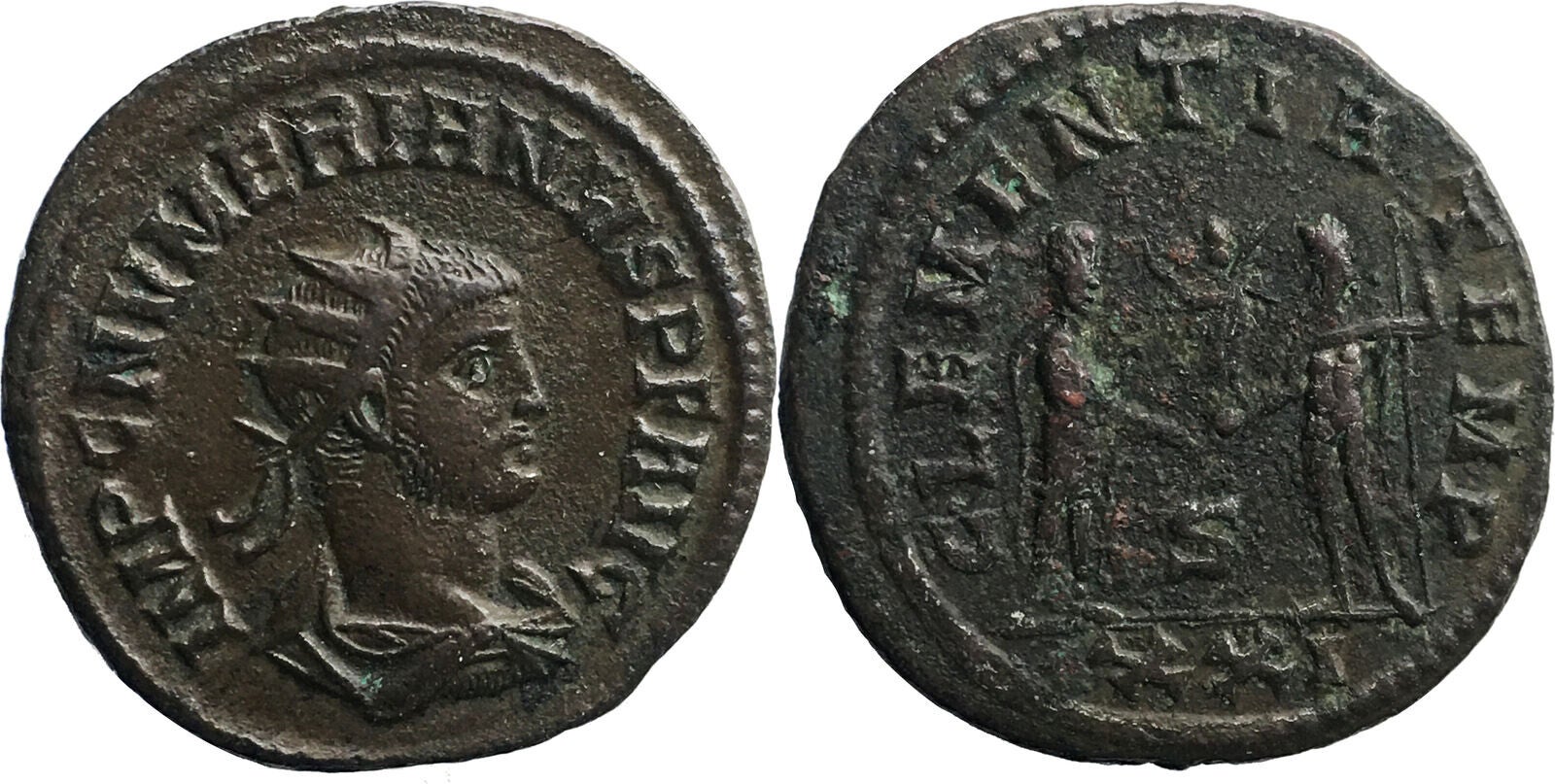 Roman Empire, Numerian, as Caesar AD 282-283. AE Antoninianus. VF