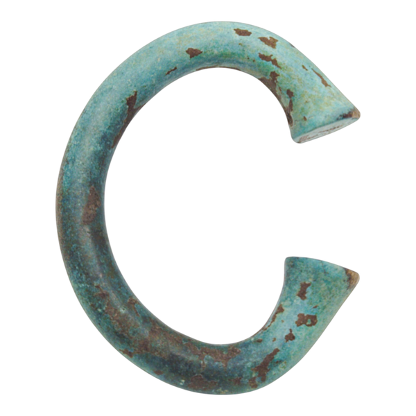 Southeast Asian. 1-5th Century, Bronze Bangle with beautiful patina Item number:  W5002