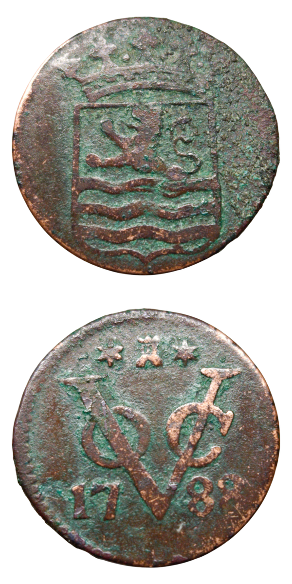 Netherlands East Indies (1601-1949) 1 Duit 1788 Kabelrand !Rare! Zeeland Ref: KM# 152, Passon 16.13, itemnumber: W5117
