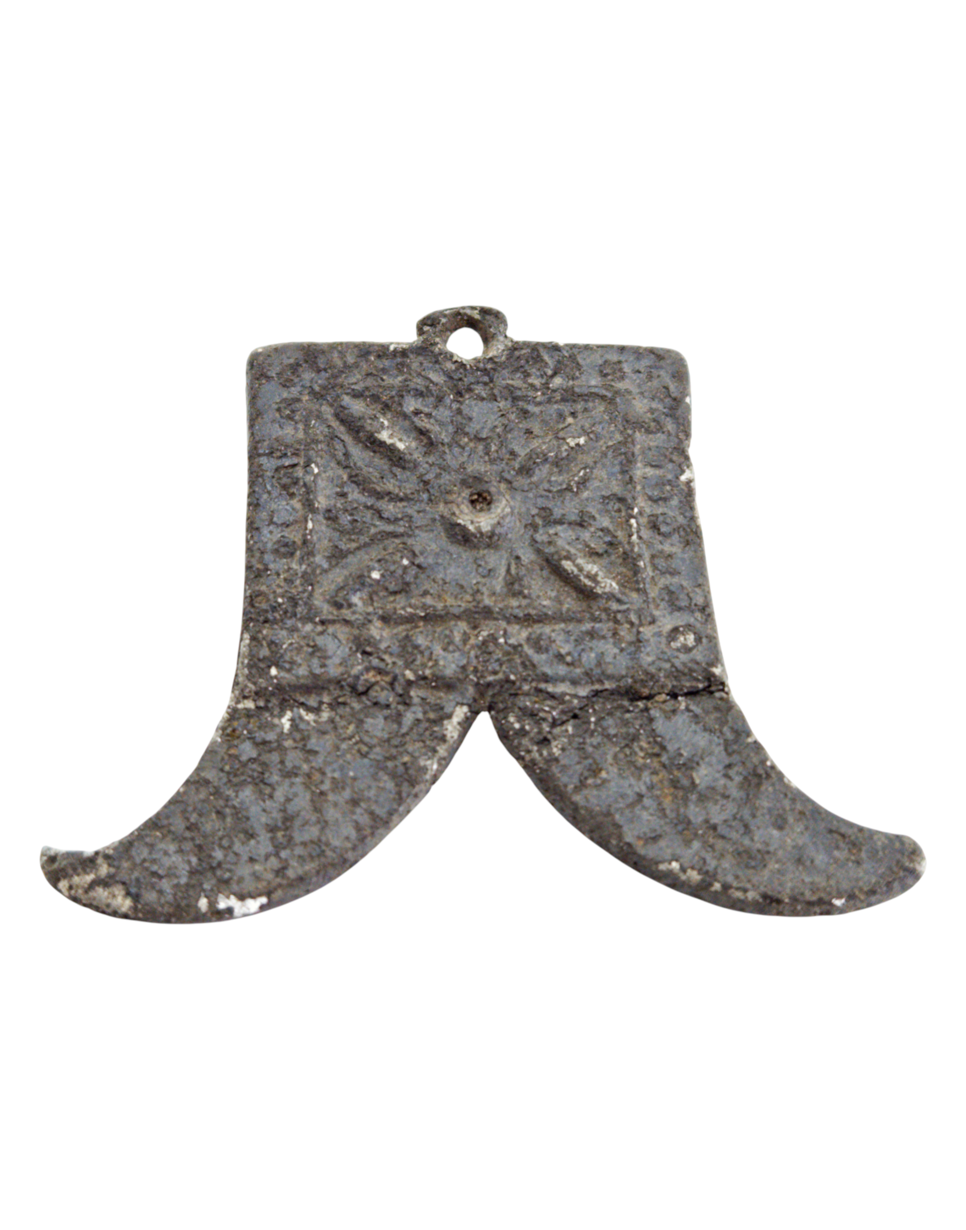 Ancient Indonesian Lead-Tin Amulet Pendant - Majapahit Period (13th–16th century), itemnumber: W5131