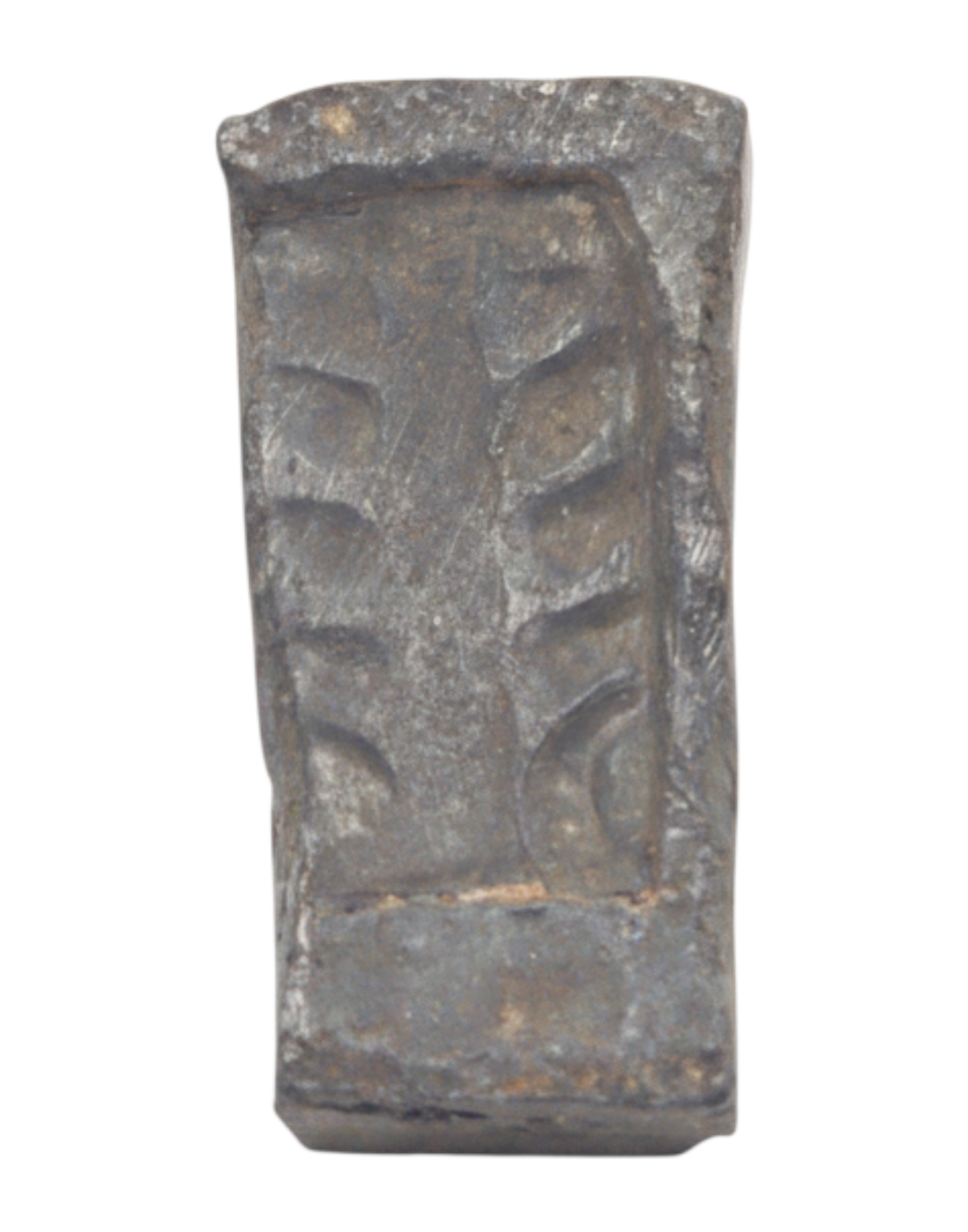 Rare Majapahit lead votive artifact/trade weight: 'The Double-Sided Tree of Life' (13th - 16th Century)., itemnumber: W5143