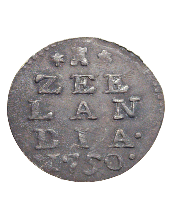 Netherlands › Dutch Republic › Zeeland 2 Stuivers 1750 "Double Wapenstuiver" Ref: KM# 59, Ver# 94.7, itemnumber: W5191