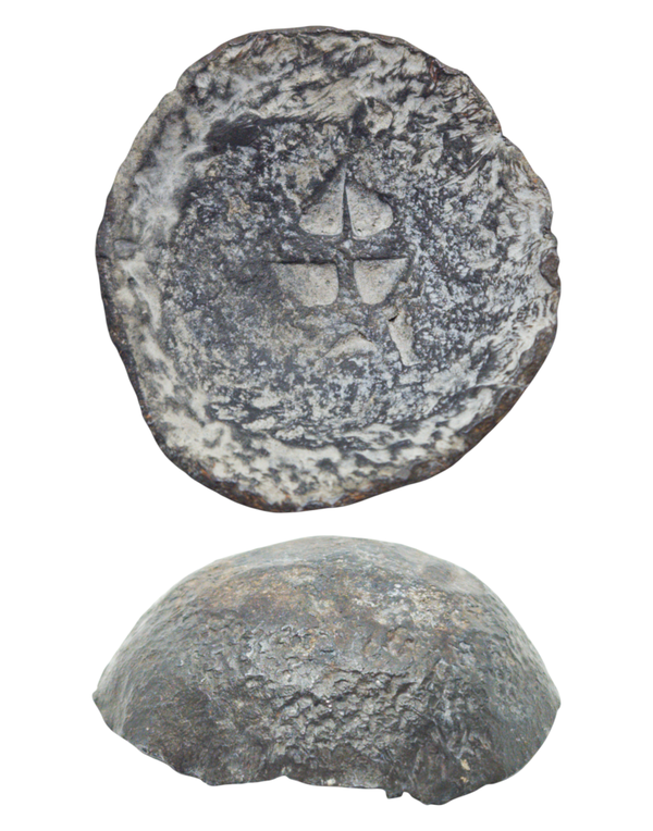 Antique Southeast Asian Cast Ritual Weight with Symbolic Seal Motif, itemnumber: W5203