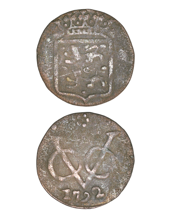 Netherlands East Indies (1601-1949) 1 Duit 1792 overdate 1772?, West Friesland , itemnumber: W5230