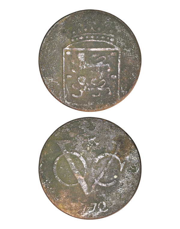 Netherlands East Indies (1601-1949) 1 Duit 1772, West Friesland, itemnumber: W5234