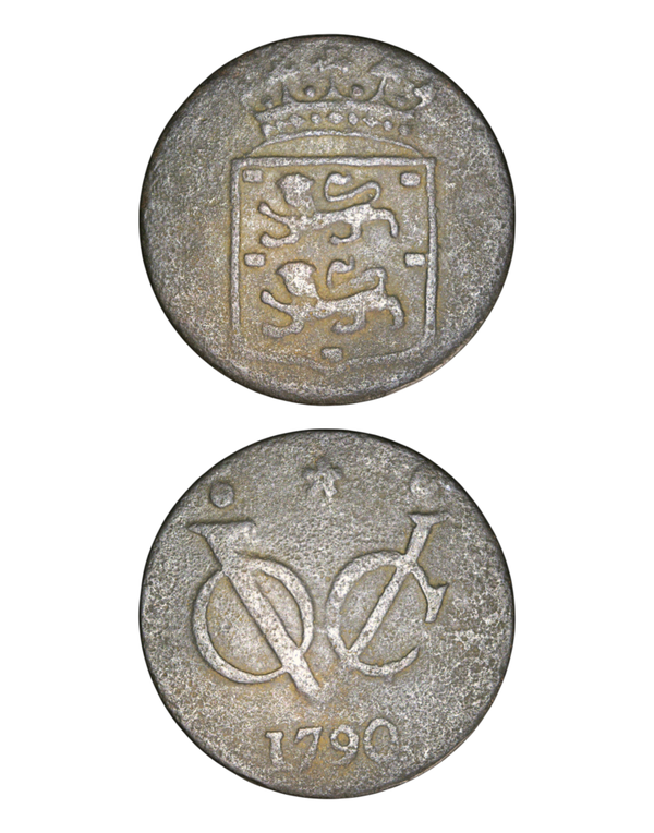 Netherlands East Indies (1601-1949) 1 Duit 1790 (overdate?), West Friesland, itemnumber: W5235