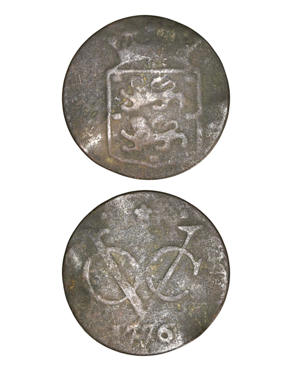 Netherlands East Indies (1601-1949) 1 Duit 1776, West Friesland, itemnumber: W5237