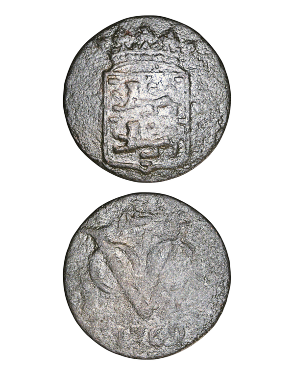Netherlands East Indies (1601-1949) 1/2 Duit 1769, West Friesland, itemnumber: W5238