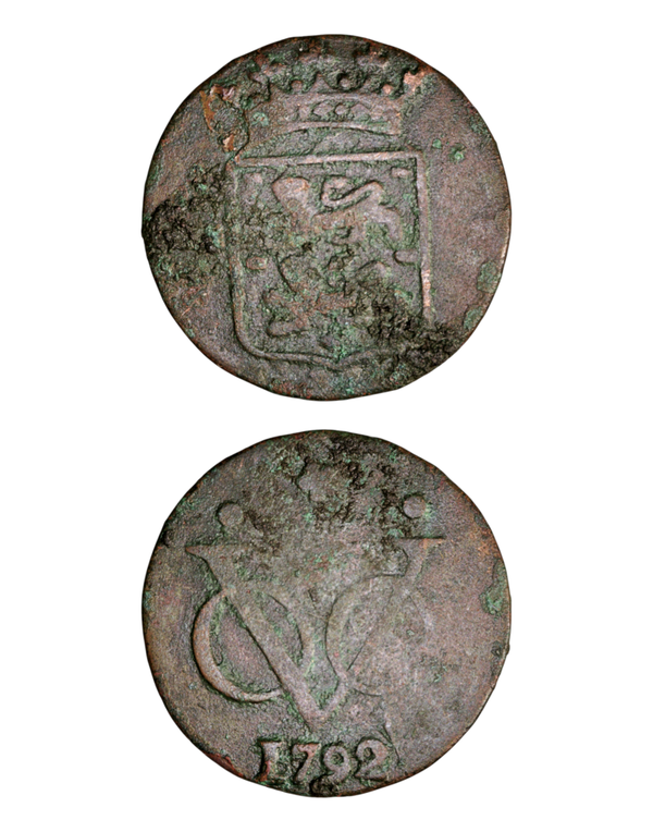 Netherlands East Indies (1601-1949) 1 Duit 1792, West Friesland , itemnumber: W5242