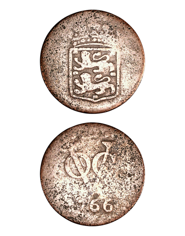 Netherlands East Indies (1601-1949) 1 Duit 1766, West Friesland, itemnumber: W5243