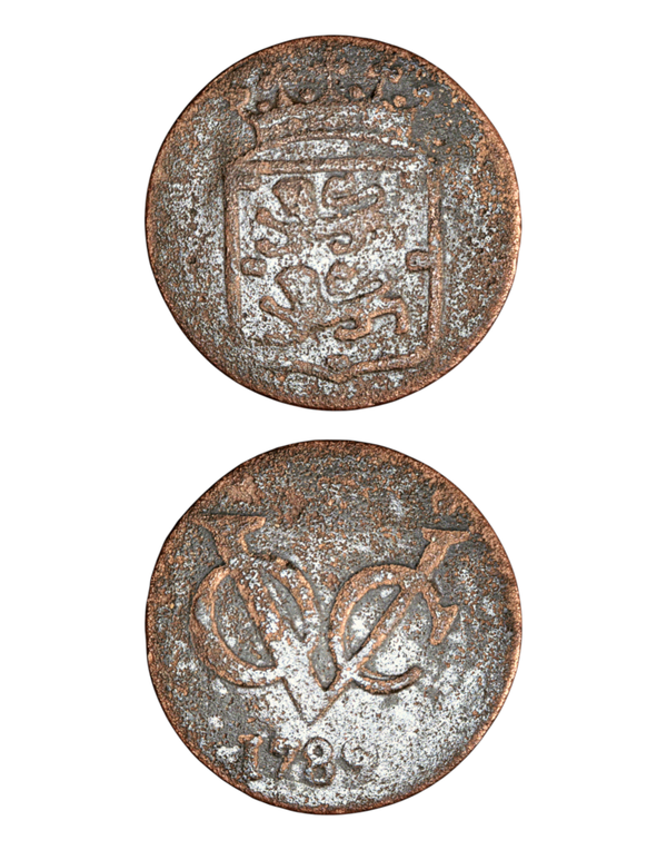 Netherlands East Indies (1601-1949) 1 Duit 1789, West Friesland, itemnumber: W5245