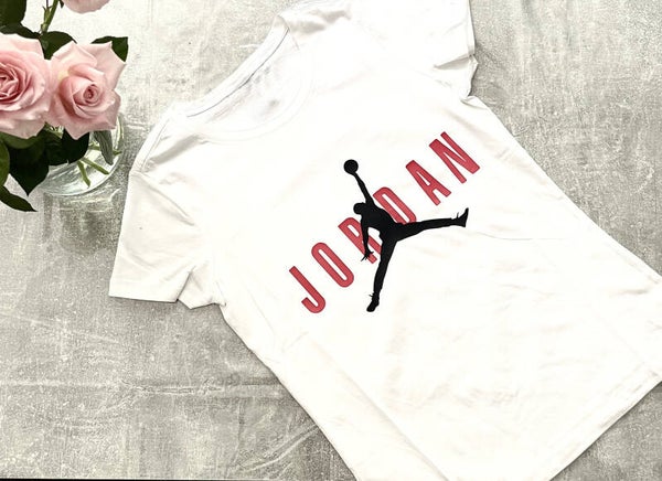 T-shirt met jumpman silhouet
