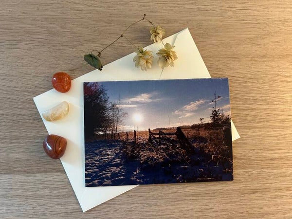 Winter-Landschaft Postkarte