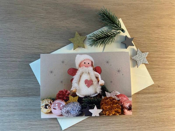 Engel Weihnachts-Postkarte