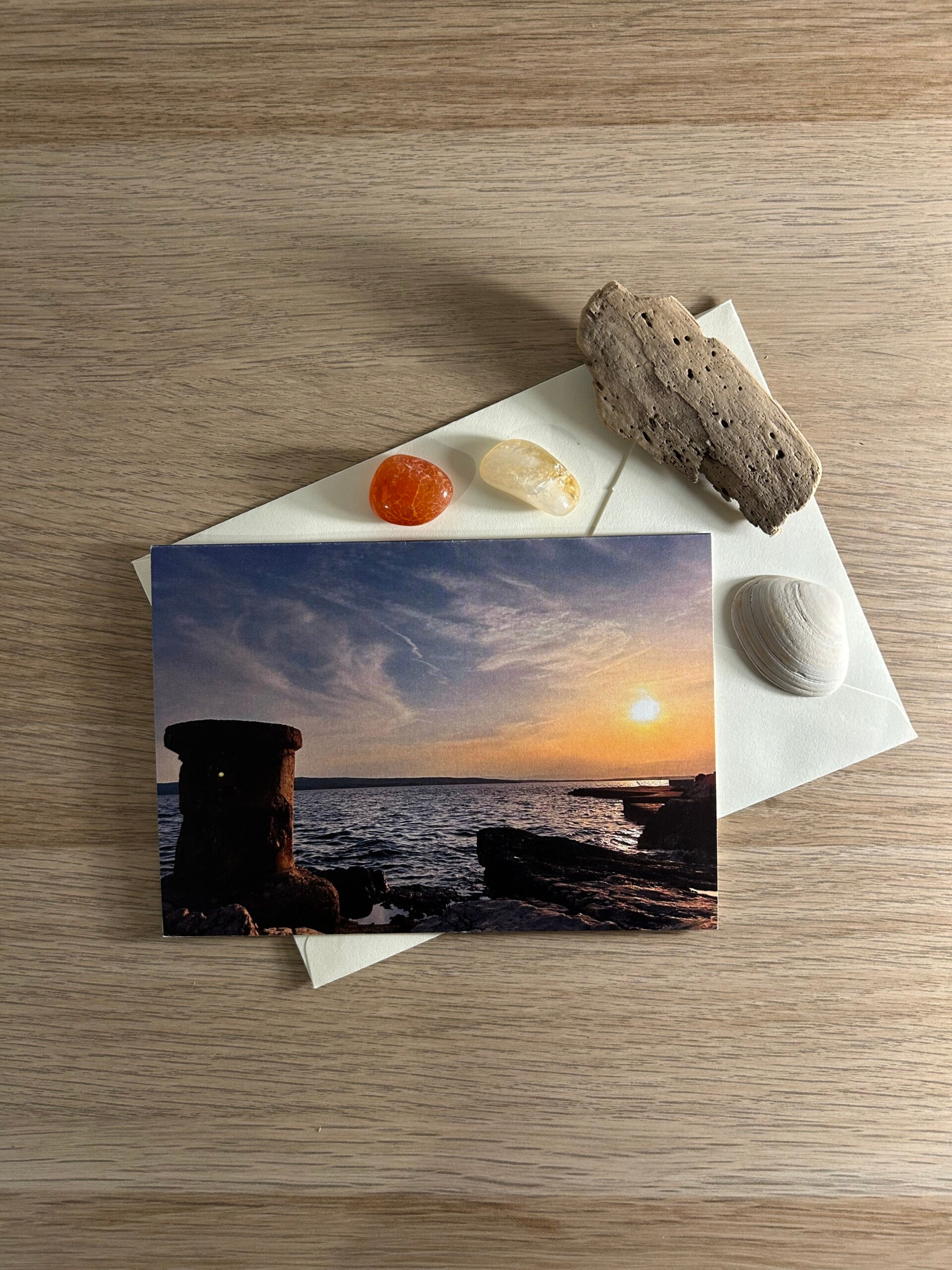 Sicherer Hafen Postkarte