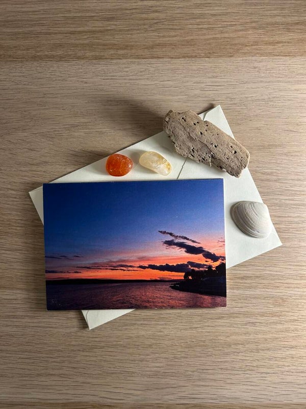 Abend-Wolken Postkarte