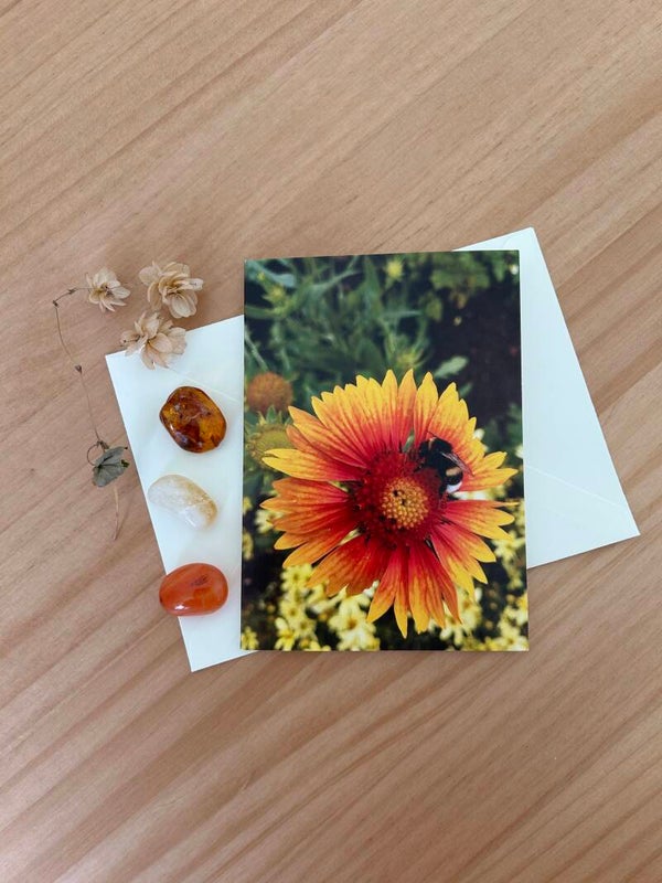 Blütenküsschen Postkarte