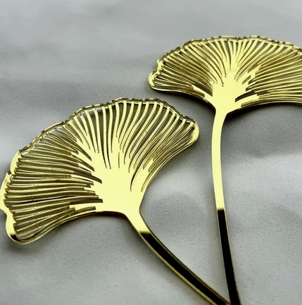 Acrylic Ginkgo Leave Cake Topper