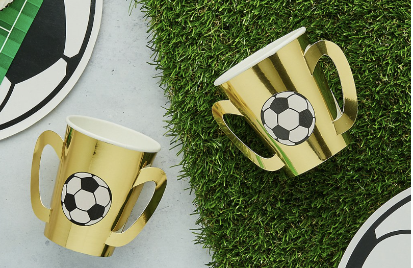 Gold Trophy Paper Cups