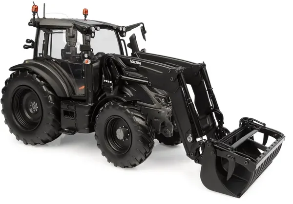 Valtra G135 met frontlader Titanium Grijs - 1:32