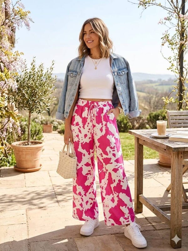 Süße Culotte Marlene Hose mit den angesagten Flecken 44-50 Onesize
