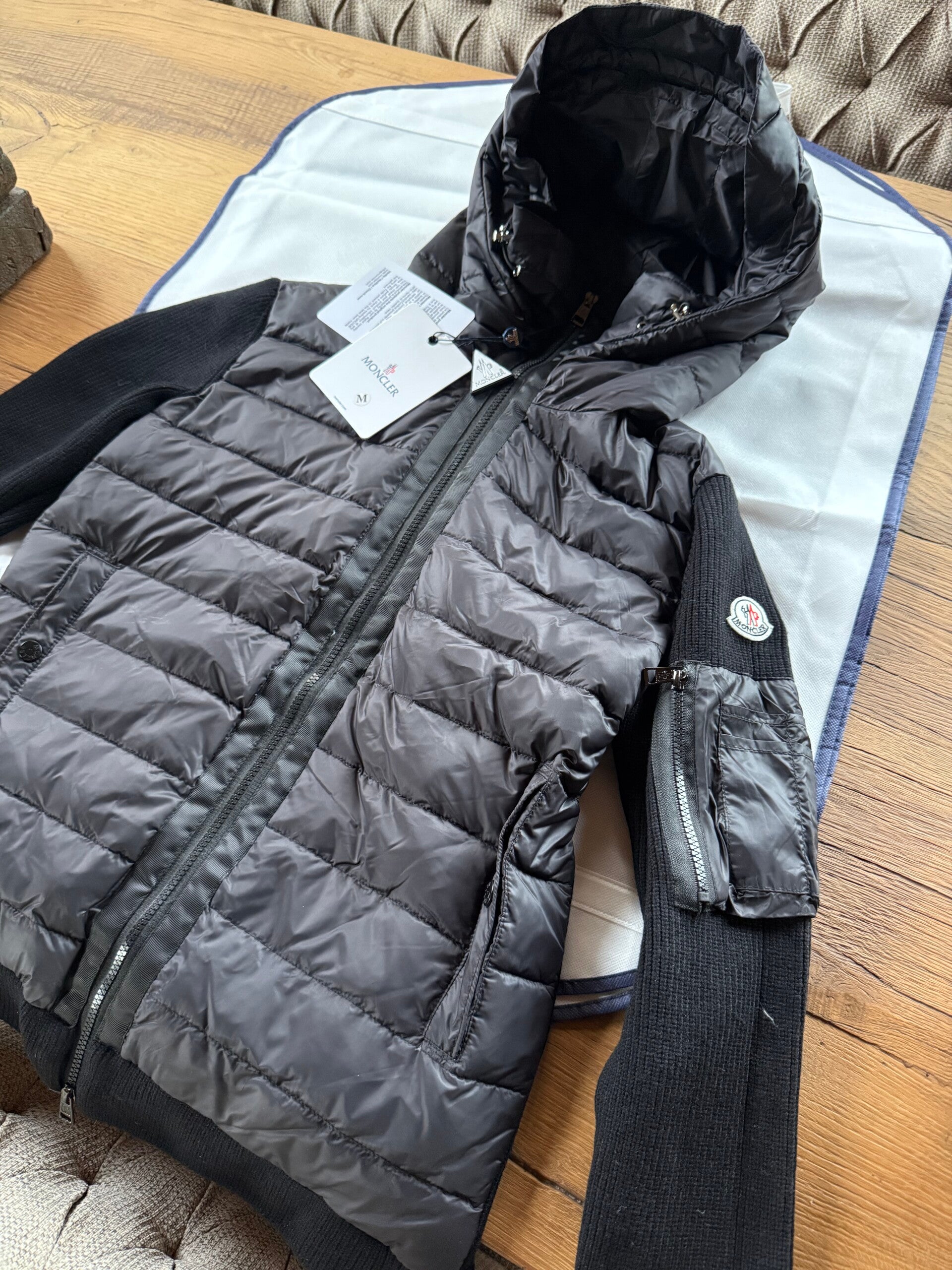 Moncler Padded Zip-Up Cardigan
