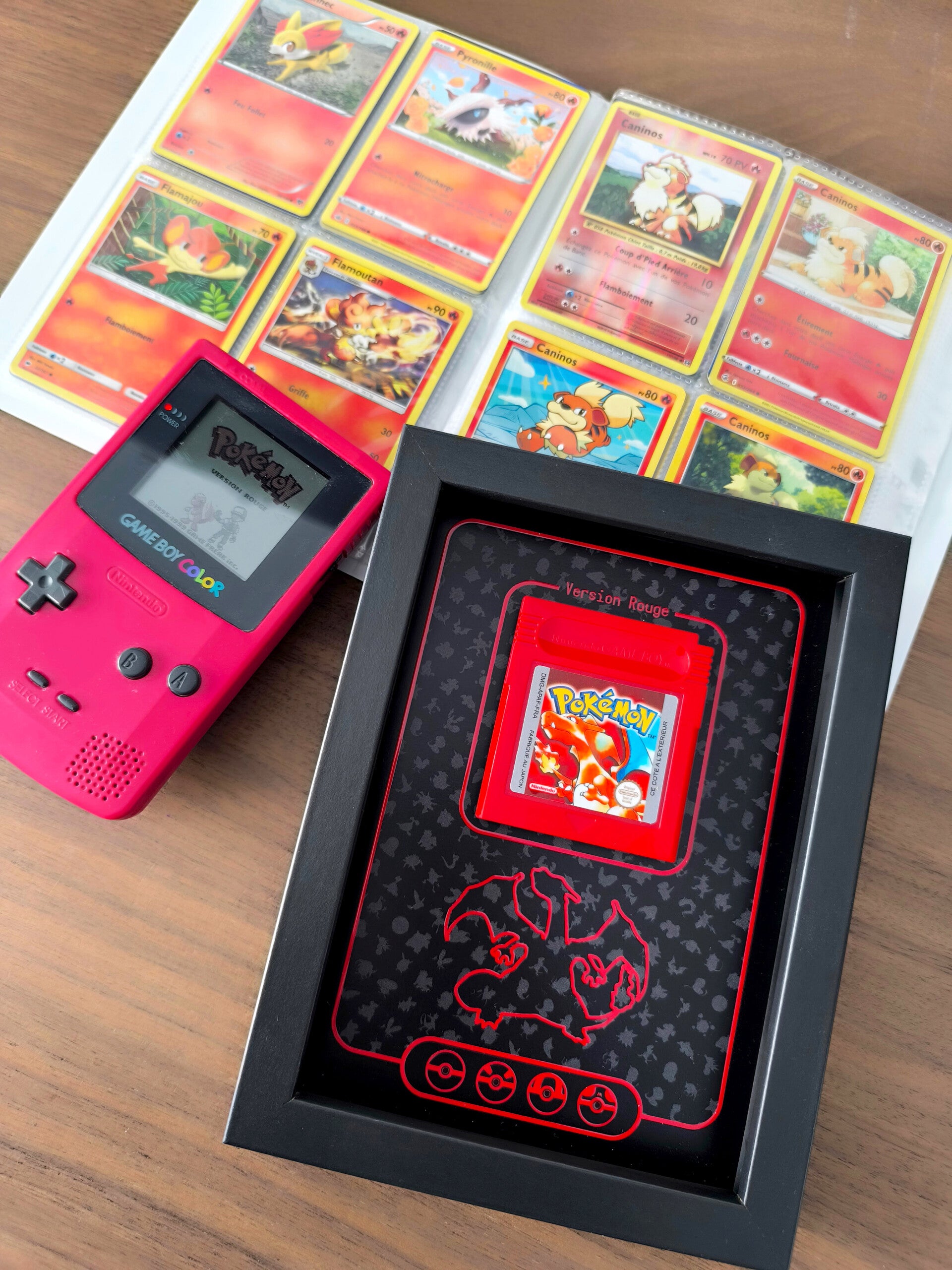 Cadre Pokémon Mini Version Rouge