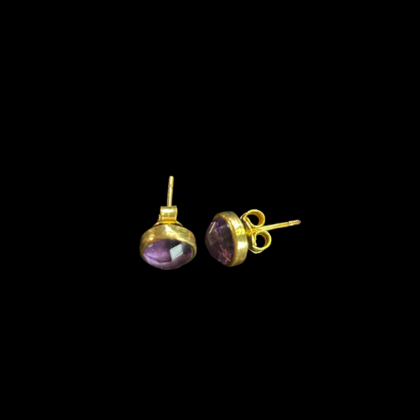 Oorbellen van amethist