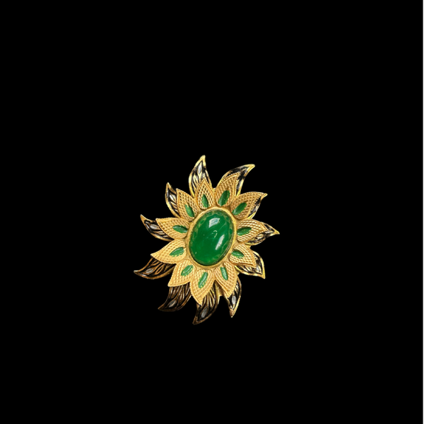 Broche met emaille uit de jaren 80