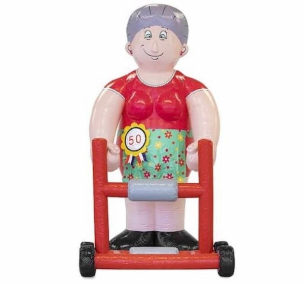 Sarah met rollator (4 meter)