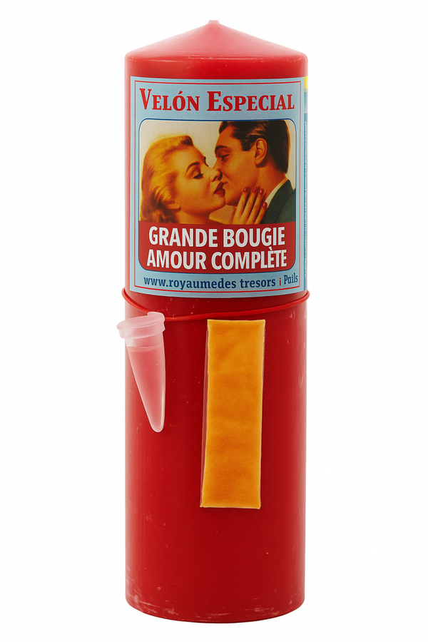 Grande Bougie Amour complète