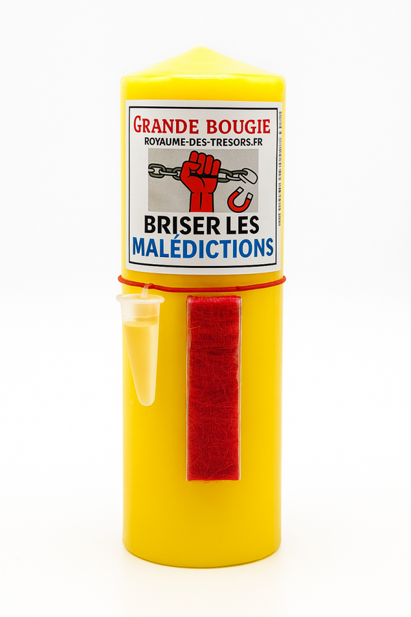 Grande Bougie Briser les Malédictions complète