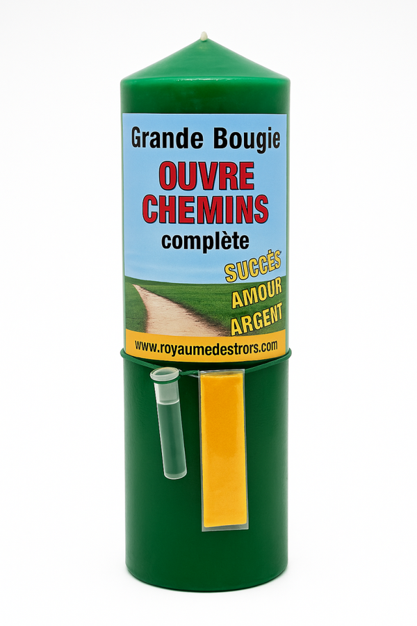 Grande Bougie Ouvre le Chemin complète