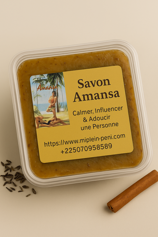 Savon Amansa – Calmer, Influencer & Adoucir une Personne