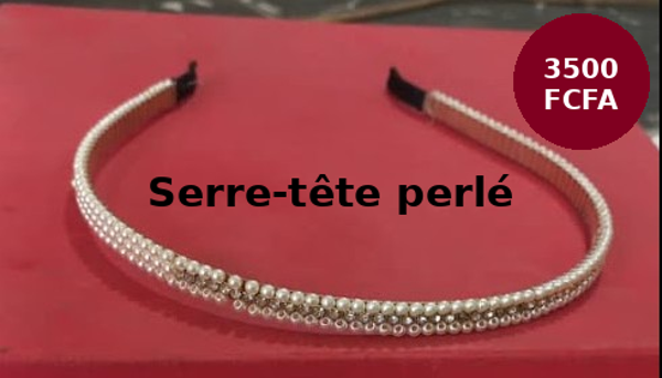 Serre-tête perlé