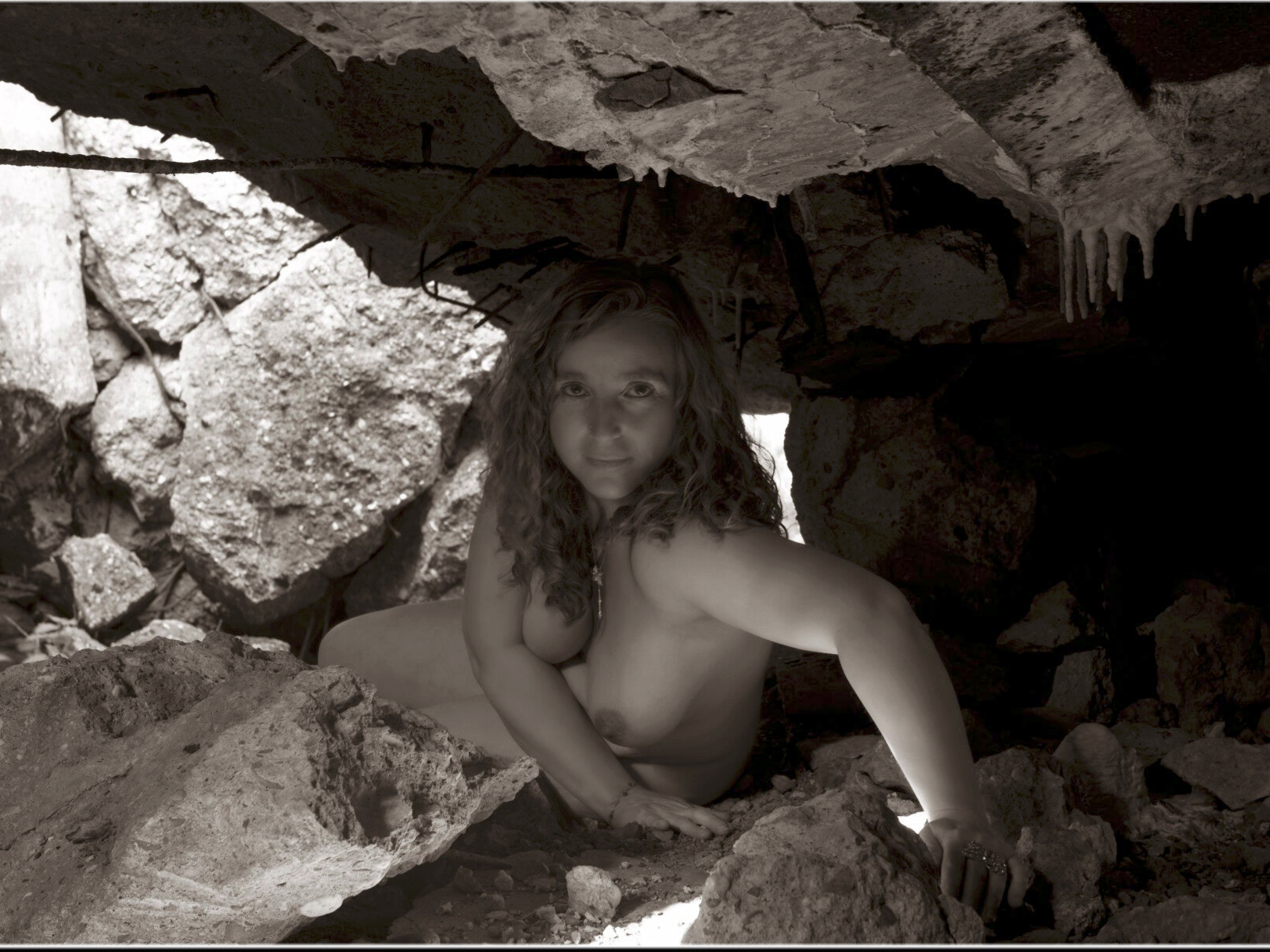 bunker, nude, beautiful