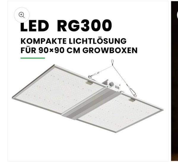 RG 300 320W Vollspektrum-LED-Grow-Licht