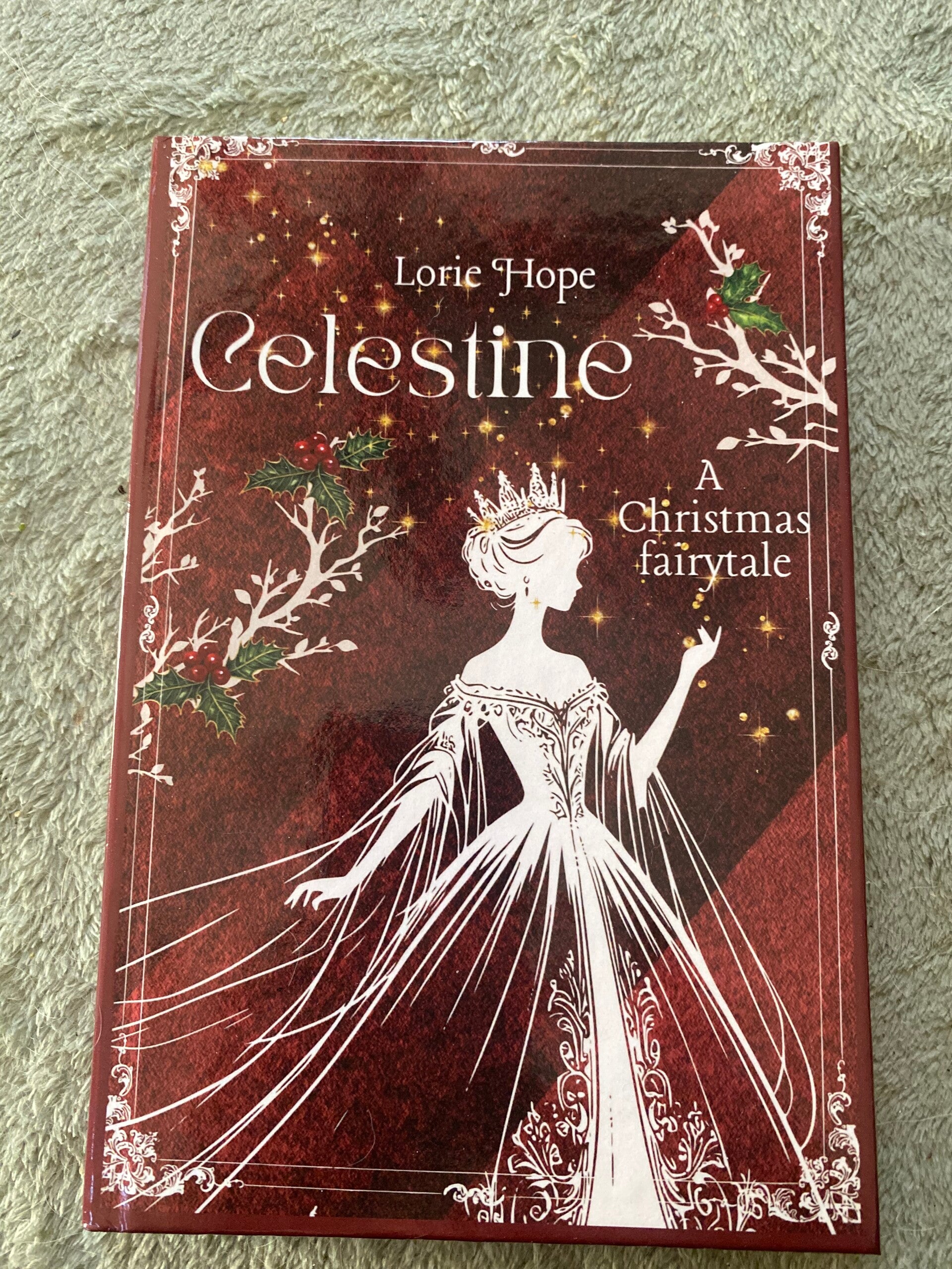 Celestine: 1900s Parisian Christmas Fairy Tale - Signed Hardcover Book with swag