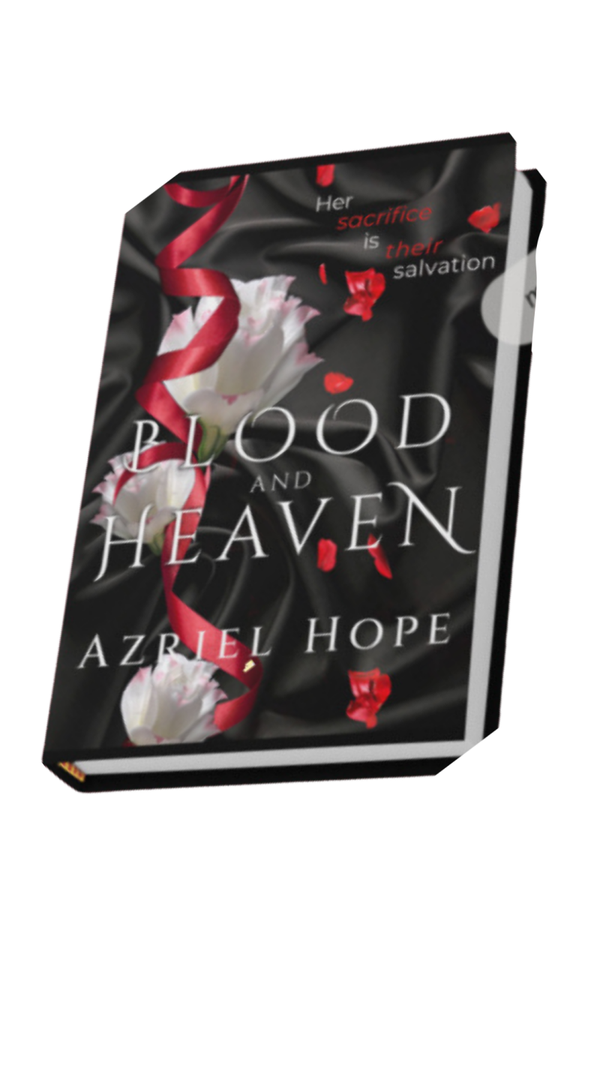 Signed Hardback copy of Blood and Heaven (Sticker, character cards, and bookmark)